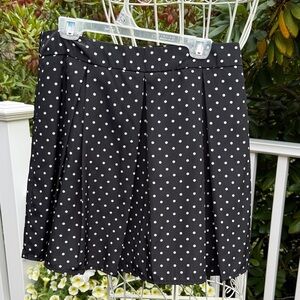 Polka Dot Black Skirt